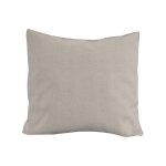 Coussin d�coratif lin coton 45x45 cm lino natura, par soleil d'ocre