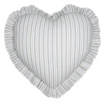 Coussin d�coratif romantique en forme de coeur