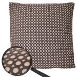 Coussin de d�coration, or, coussin avec bourrage, marron, effet brillant, 40x40cm