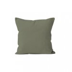 Coussin d�houssable 40x40 cm alix kaki , par soleil d'ocre
