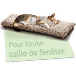 Coussin de fenetre pour chat - tapis de lit pour chats auto - chauffante sans lectricit 90x28cm - ...