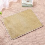 Coussin de gel rafrachissant anti - chaleur d't pour chiens et chats, tapis antidrapant en bambou ...