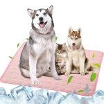 Coussin de glace respirant lavable en machine pour animaux de compagnie, coussin de refroidissement pour ...
