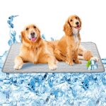 Coussin de glace respirant lavable en machine pour animaux de compagnie, coussin de refroidissement pour ...