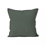 Coussin en microfibre lav�e 40x40 cm boheme kaki, par soleil d'ocre