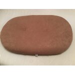 Coussin ouatine marron pour chien l. 87 cm