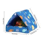 Coussin en peluche cachette pour perroquets, maison chaude, lit pour perroquets, oiseaux insparables, ...