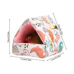 Coussin en peluche cachette pour perroquets, maison chaude, lit pour perroquets, oiseaux insparables, ...