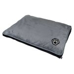 Coussin rectangle max - gris et noir - long 100 cm
