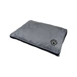 Coussin rectangle max - gris et noir - long 80 cm