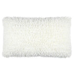 Coussin rectangulaire imitation peau de mouton