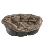Coussin siesta 8 pour corbeille deluxe 8 : tissu city marron l69, 5cm