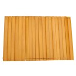 Coussin de table en polymres isolants pour canap, napperon de canap en bois naturel pliable, sous ...