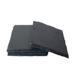 Coussin de tasse en ardoise naturelle réutilisable, tapis de tasse en verre, carré ecologique, antidérapant, ... Coussin de tasse en ardoise naturelle réutilisable, tapis de tasse en verre, carré ecologique, antidérapant, ...