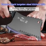 Couteau en acier inoxydable 3cr13, couperet de cuisine fait a la main, chef, couteaux de cuisine professionnel ... Couteau en acier inoxydable 3cr13, couperet de cuisine fait a la main, chef, couteaux de cuisine professionnel ...