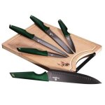 Couteaux - berlinger haus - emerald line bh2706 - 6 pi�ces - acier inoxydable - bois