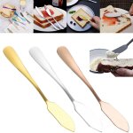 Couteau a beurre de cuisine en acier inoxydable, couteau a fromage, outils a dessert, epandeur, couverts ...