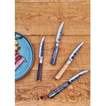 Couteau de chef forged sebra 16 cm lame acier japonais 440c manche dalbergia