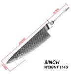 Couteau de chef - grandsharp couteaux de chef japonais, bricolage lame vierge en acier damas vg10 couteaux ... Couteau de chef - grandsharp couteaux de chef japonais, bricolage lame vierge en acier damas vg10 couteaux ...