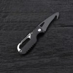 Couteau a crochet portable pour colis express en acier inoxydable, rapide, pour camping, dballage, porte ...