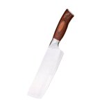 Couteau de cuisine en acier inoxydable 9cr15, trancheur de chef, coupe lgumes opaque, trancheur a viande, ...