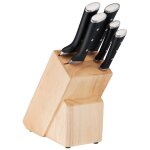 Couteaux de cuisine tefal ice force bloc en bois avec 5 couteaux - k232s574