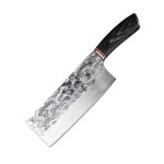 Couteau forgé - 02 - couteau de chef de cuisine forgé a la main en acier inoxydable, couperet a viande, ... Couteau forgé - 02 - couteau de chef de cuisine forgé a la main en acier inoxydable, couperet a viande, ...
