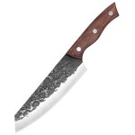 Couteau forg - couteau de chef japonais 7 &quotforg couteaux de cuisine en acier inoxydable, couteau ...
