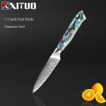 Couteau de fruits de 3. 5 pouces - xituo ensemble de couteaux japonais de cuisine professionnelle, couteau ... Couteau de fruits de 3. 5 pouces - xituo ensemble de couteaux japonais de cuisine professionnelle, couteau ...