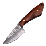 Couteau a fruits avec lame en damas, manche en bois de santal, survie a la pêche, cuisine domestique, ... Couteau a fruits avec lame en damas, manche en bois de santal, survie a la pêche, cuisine domestique, ...