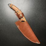Couteau avec de la gaine - ensemble de couteaux de cuisine professionnels, couteau de boucher a dsosser ...