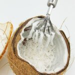 Couteau a noix de coco râpe a noix de coco créative en acier inoxydable, grattoir a viande de noix de ... Couteau a noix de coco râpe a noix de coco créative en acier inoxydable, grattoir a viande de noix de ...