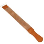 Couteau oscillant a double couche en tissu abrasif, pour rasoir, grattoir en vritable peau de vache, ...