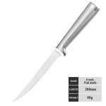 Couteau perçant de 6 pouces - couteau a désosser en acier inoxydable, sashimi couteau de cuisine couperet ... Couteau perçant de 6 pouces - couteau a désosser en acier inoxydable, sashimi couteau de cuisine couperet ...