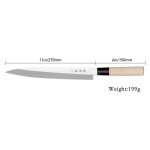 Couteau sashimi e - couteau sashimi japonais pour le saumon, ustensile de cuisine multi tailles, couteau ... Couteau sashimi e - couteau sashimi japonais pour le saumon, ustensile de cuisine multi tailles, couteau ...
