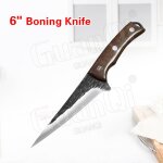 Couteau a dsosser'abattage forg en acier inoxydable, coupe viande, boucher, tranchage fait main, couteau ...