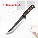 Couteau a dsosser'abattage forg en acier inoxydable, coupe viande, boucher, tranchage fait main, couteau ...