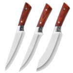 Couteau a dsosser en acier inoxydable, couteau de boucher, couteau a viande domestique, couteau a trancher ...