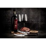 Couteaux a steak forged sebra lot de 4 lame 11, 5 cm manche dalbergia