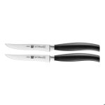 Couteaux a steak - zwilling - five star - lot de 2 - acier inoxydable - forg sigmaforge