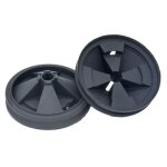 Couvercle anti - eclaboussures en silicone, diam�tre ext�rieur 87mm, 2 pi�ces, adapt� pour insinkerator, ...