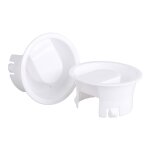 Couvercle de carafe en verre anti - poussi�re, couvercle anti - fuite en plastique blanc pour pichet ...