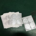 Couvercles jetables en aluminium de 100 pièces pour tasses a capsules de café nespresso, film de scellage ... Couvercles jetables en aluminium de 100 pièces pour tasses a capsules de café nespresso, film de scellage ...