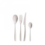 Couverts - riviera - m�nag�re 24 pi�ces - acier inoxydable 18 / 10 - design el�gant - forg� monobloc