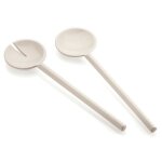 Couverts a salade 28 cm blanc lait - tiffany - guzzini Couverts a salade 28 cm blanc lait - tiffany - guzzini