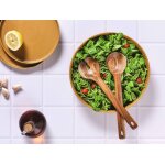 Couverts a salade en bois d'acacia olle