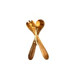 Couverts a salade en bois d'olivier 36 cm