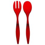 Couverts a salade  wave  29cm rouge
