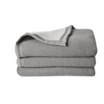Couverture coton anthracite 260x240 cm