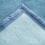 Couverture coton azur 260x240 cm